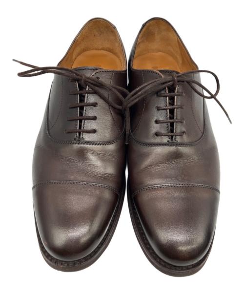 berwick（バーウィック）berwick (バーウィック) ストレートチップシューズ ブラウン サイズ:UK6 (25.5相当）の古着・服飾アイテム