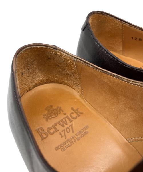 berwick（バーウィック）berwick (バーウィック) ストレートチップシューズ ブラウン サイズ:UK6 (25.5相当）の古着・服飾アイテム