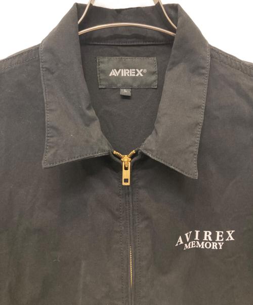AVIREX（アヴィレックス）AVIREX (アヴィレックス) ガールズ アンド ロゴ ジャケット ブラック サイズ:Lの古着・服飾アイテム