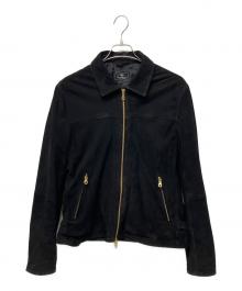 BEAMS HEART（ビームスハート）の古着「レザーライダースジャケット」｜ブラック