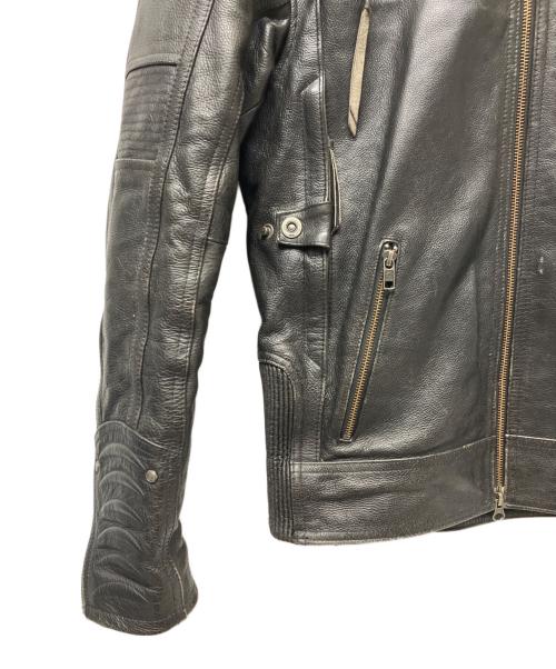 HARLEY-DAVIDSON（ハーレーダビッドソン）HARLEY-DAVIDSON (ハーレーダビッドソン) シングルライダースジャケット ブラック サイズ:Sの古着・服飾アイテム