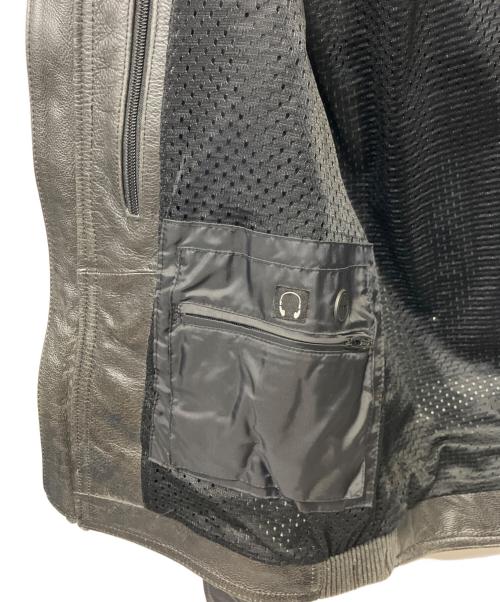 HARLEY-DAVIDSON（ハーレーダビッドソン）HARLEY-DAVIDSON (ハーレーダビッドソン) シングルライダースジャケット ブラック サイズ:Sの古着・服飾アイテム