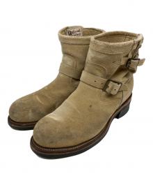 CHIPPEWA（チペワ）の古着「ショートエンジニアブーツ」｜ベージュ
