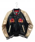 JUNGLE STORMジャングルストーム）の古着「スカジャン」｜ブラック