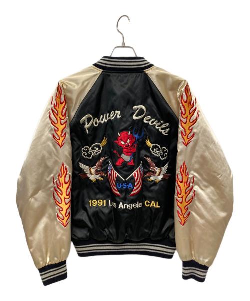 JUNGLE STORM（ジャングルストーム）JUNGLE STORM (ジャングルストーム) スカジャン ブラック サイズ: Freeの古着・服飾アイテム