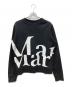 Maison Margiela（メゾンマルジェラ）の古着「ロゴプリントスウェットトレーナー」｜ブラック