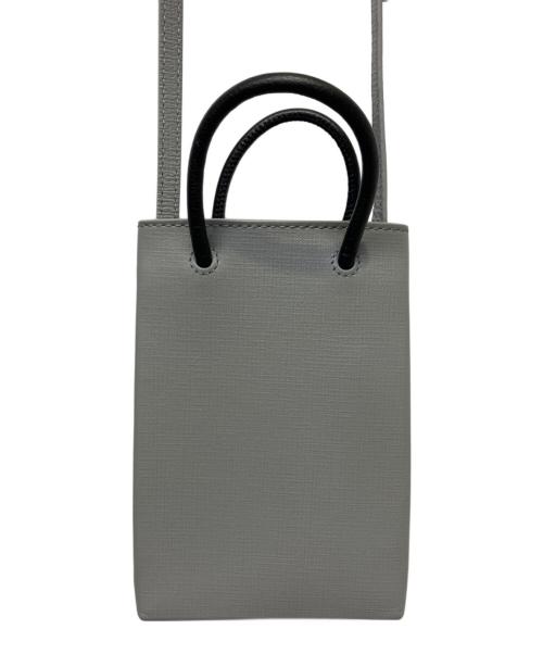 BALENCIAGA（バレンシアガ）BALENCIAGA (バレンシアガ) ショルダーバッグ グレー×ブラックの古着・服飾アイテム