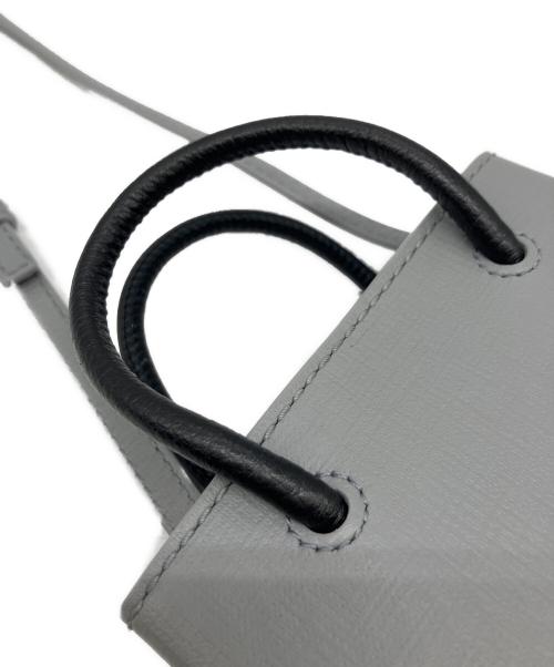 BALENCIAGA（バレンシアガ）BALENCIAGA (バレンシアガ) ショルダーバッグ グレー×ブラックの古着・服飾アイテム