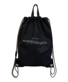 Maison Margiela（メゾンマルジェラ）の古着「ドローストリングバックパック」｜ブラック