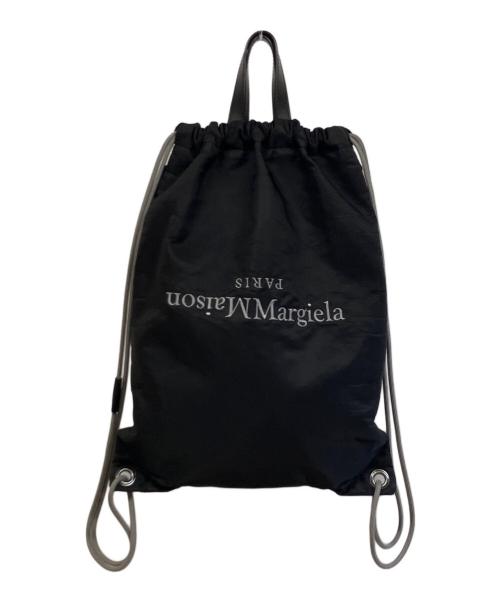 Maison Margiela（メゾンマルジェラ）Maison Margiela (メゾンマルジェラ) ドローストリングバックパック ブラックの古着・服飾アイテム