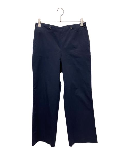Maison Margiela（メゾンマルジェラ）Maison Margiela (メゾンマルジェラ) コンパクトコットン ワイドパンツ ネイビー サイズ:Lの古着・服飾アイテム