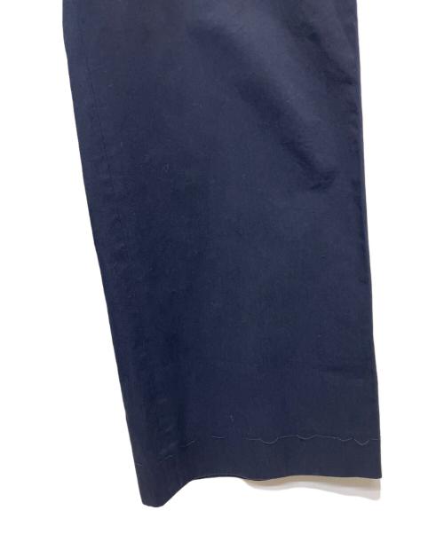 Maison Margiela（メゾンマルジェラ）Maison Margiela (メゾンマルジェラ) コンパクトコットン ワイドパンツ ネイビー サイズ:Lの古着・服飾アイテム