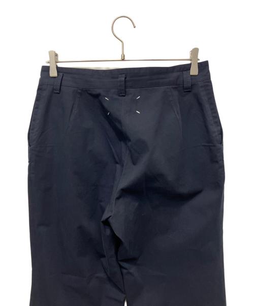 Maison Margiela（メゾンマルジェラ）Maison Margiela (メゾンマルジェラ) コンパクトコットン ワイドパンツ ネイビー サイズ:Lの古着・服飾アイテム