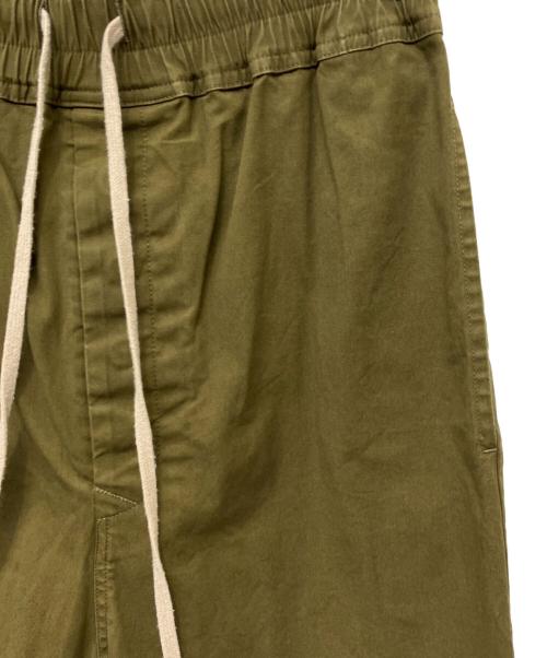 RICK OWENS（リックオウエンス）RICK OWENS (リックオウエンス) ドローストリングアステアパンツ ダーティグリーン サイズ:46の古着・服飾アイテム