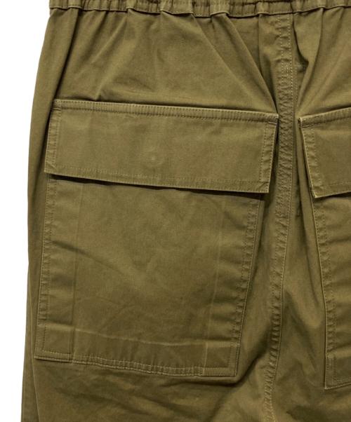 RICK OWENS（リックオウエンス）RICK OWENS (リックオウエンス) ドローストリングアステアパンツ ダーティグリーン サイズ:46の古着・服飾アイテム