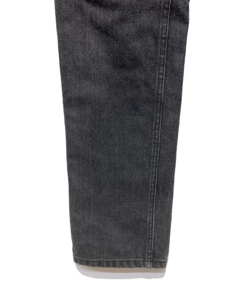 JOHN LAWRENCE SULLIVAN（ジョン ローレンス サリバン）JOHN LAWRENCE SULLIVAN (ジョン ローレンス サリバン) KNEE BUTTON JEANS ブラック サイズ:44の古着・服飾アイテム