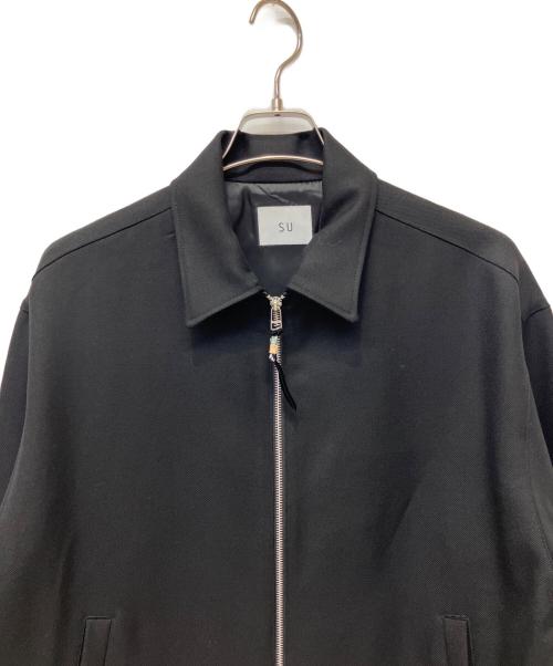 SU（ス）SU (ス) WOOL ZIP JACKET ブラック サイズ:46の古着・服飾アイテム