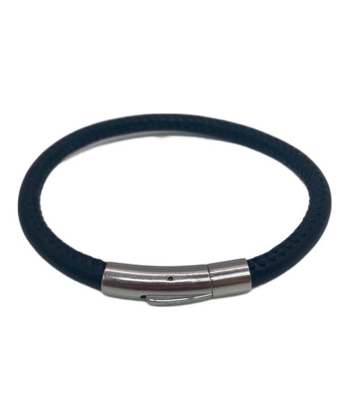 PAUL SMITH（ポールスミス）Paul Smith (ポールスミス) レザーブレスレット ブラックの古着・服飾アイテム