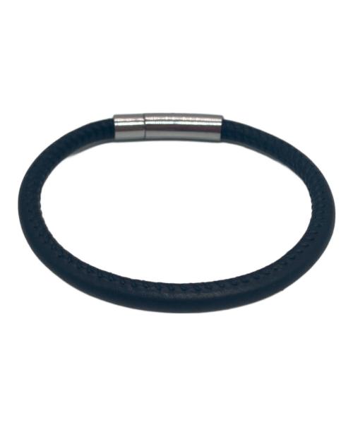 PAUL SMITH（ポールスミス）Paul Smith (ポールスミス) レザーブレスレット ブラックの古着・服飾アイテム