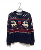 POLO RALPH LAURENポロ・ラルフローレン）の古着「厚手ニット」｜ブラック