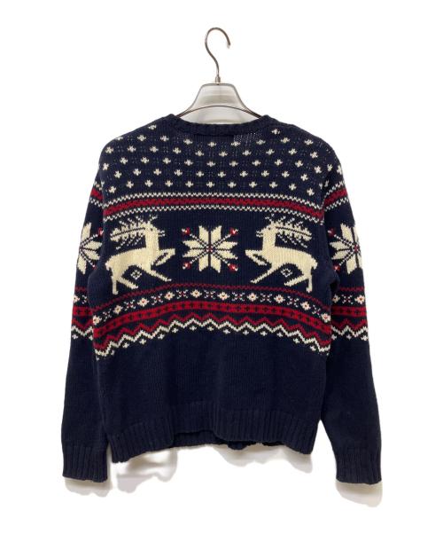 POLO RALPH LAUREN（ポロ・ラルフローレン）POLO RALPH LAUREN (ポロ・ラルフローレン) 厚手ニット ブラック サイズ:Mの古着・服飾アイテム
