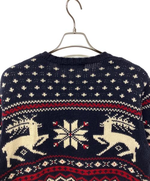 POLO RALPH LAUREN（ポロ・ラルフローレン）POLO RALPH LAUREN (ポロ・ラルフローレン) 厚手ニット ブラック サイズ:Mの古着・服飾アイテム