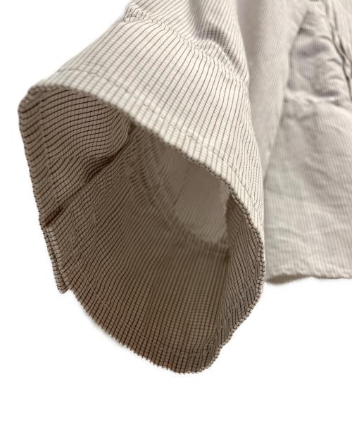 LOUIS VUITTON（ルイ ヴィトン）LOUIS VUITTON (ルイ ヴィトン) 長袖シャツ ホワイト×ブラウン サイズ:38の古着・服飾アイテム