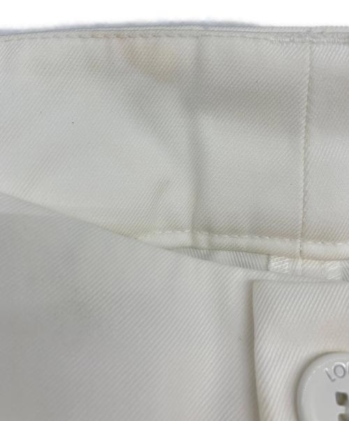 LOUIS VUITTON（ルイ ヴィトン）LOUIS VUITTON (ルイ ヴィトン) エンブロイダードコットンカーゴハーフパンツ ホワイト サイズ:48の古着・服飾アイテム