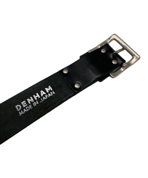 Denham（デンハム）Denham (デンハム) スタッズレザーベルト ブラックの古着・服飾アイテム