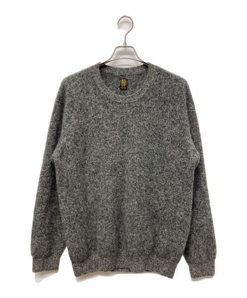 BATONER（バトナ―）BATONER (バトナ―) CASHMERE FOX CREW NECK グレー サイズ:3の古着・服飾アイテム