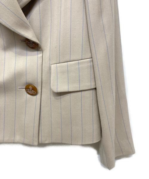 Vivienne Westwood（ヴィヴィアンウエストウッド）Vivienne Westwood (ヴィヴィアンウエストウッド) セットアップスーツ ベージュ サイズ:Sの古着・服飾アイテム