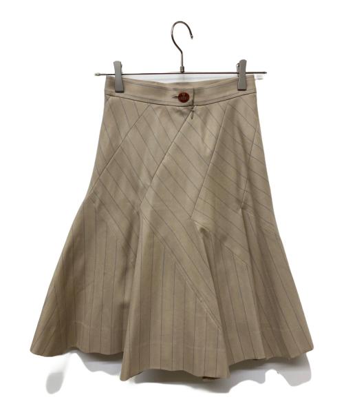 Vivienne Westwood（ヴィヴィアンウエストウッド）Vivienne Westwood (ヴィヴィアンウエストウッド) セットアップスーツ ベージュ サイズ:Sの古着・服飾アイテム