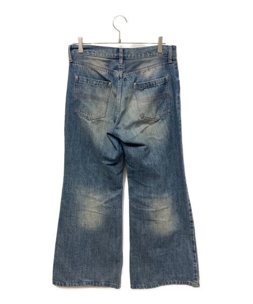 HARE（ハレ）HARE (ハレ) ワイドフレアデニムパンツ インディゴ サイズ:Sの古着・服飾アイテム