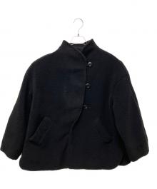 kelen（ケレン）の古着「デザインカラーボアコート」｜ブラック