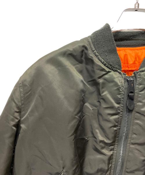 ALPHA（アルファ）ALPHA (アルファ) MA-1ジャケット オリーブ サイズ:Lの古着・服飾アイテム