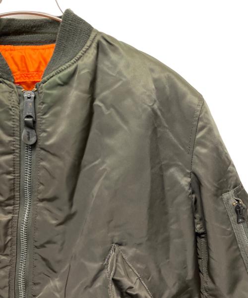 ALPHA（アルファ）ALPHA (アルファ) MA-1ジャケット オリーブ サイズ:Lの古着・服飾アイテム