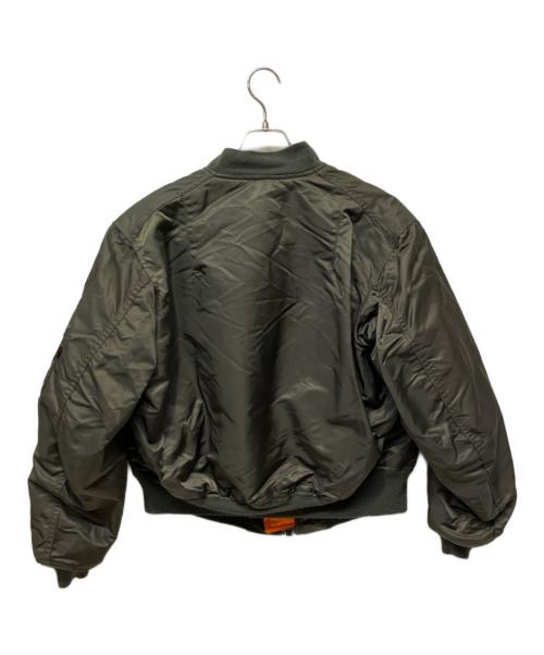 ALPHA（アルファ）ALPHA (アルファ) MA-1ジャケット オリーブ サイズ:Lの古着・服飾アイテム