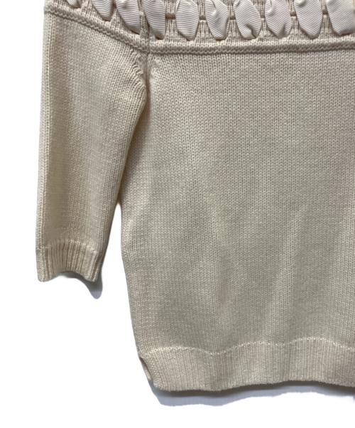 FENDI（フェンディ）FENDI (フェンディ) 厚手ニット ベージュ サイズ:38の古着・服飾アイテム