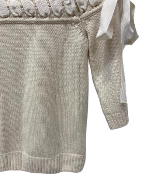 FENDI（フェンディ）FENDI (フェンディ) 厚手ニット ベージュ サイズ:38の古着・服飾アイテム
