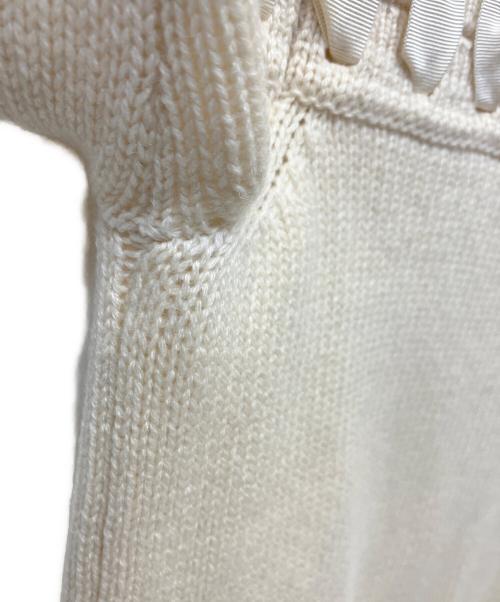 FENDI（フェンディ）FENDI (フェンディ) 厚手ニット ベージュ サイズ:38の古着・服飾アイテム