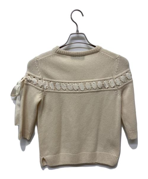 FENDI（フェンディ）FENDI (フェンディ) 厚手ニット ベージュ サイズ:38の古着・服飾アイテム