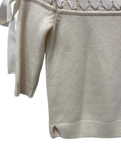 FENDI（フェンディ）FENDI (フェンディ) 厚手ニット ベージュ サイズ:38の古着・服飾アイテム