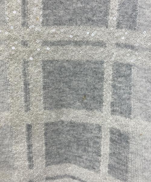 BRUNELLO CUCINELLI（ブルネロクチネリ）BRUNELLO CUCINELLI (ブルネロクチネリ) 厚手ニット ライトグレー サイズ:XXSの古着・服飾アイテム