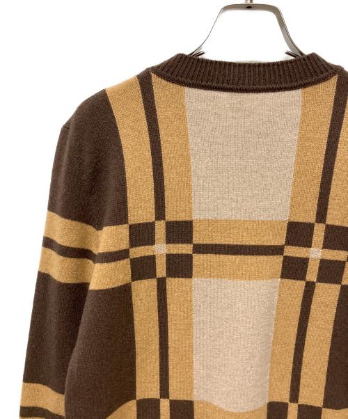 HERMES（エルメス）HERMES (エルメス) 厚手ニット ブラウン サイズ:36の古着・服飾アイテム