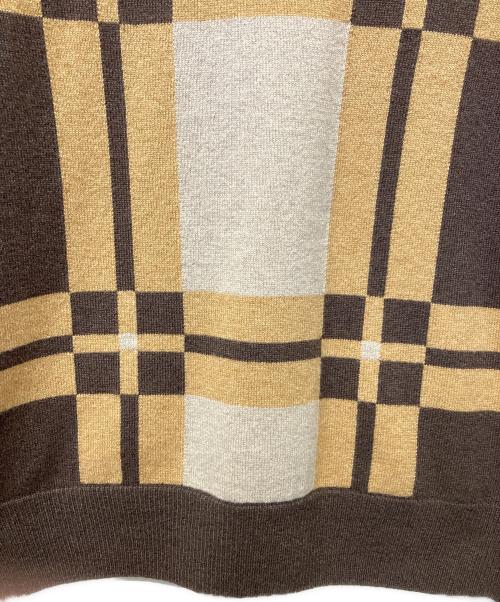 HERMES（エルメス）HERMES (エルメス) 厚手ニット ブラウン サイズ:36の古着・服飾アイテム