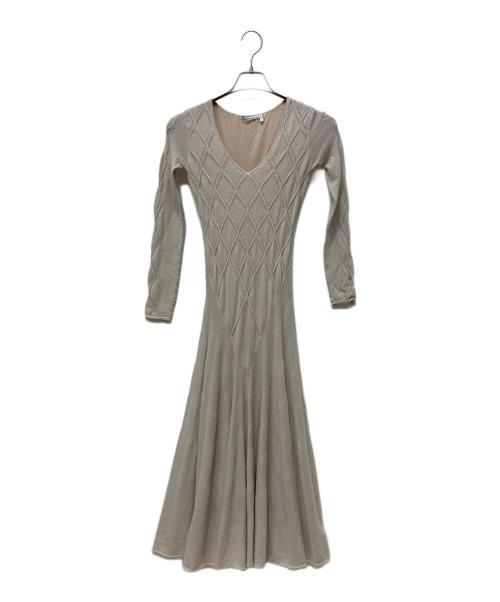 Agnona（アニオナ）Agnona (アニオナ) ニットワンピース ライトピンク サイズ:Sの古着・服飾アイテム