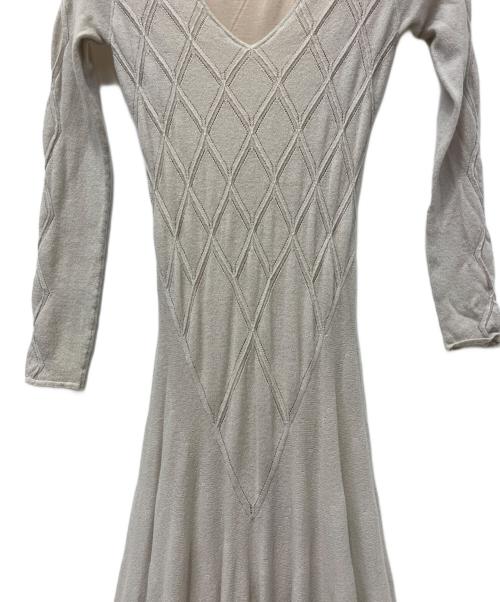 Agnona（アニオナ）Agnona (アニオナ) ニットワンピース ライトピンク サイズ:Sの古着・服飾アイテム