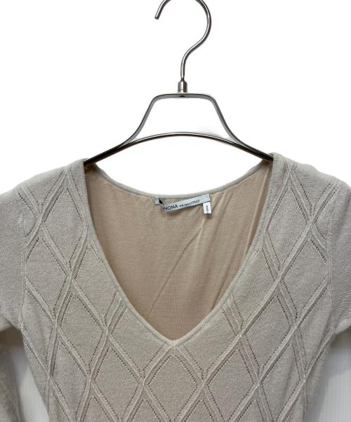 Agnona（アニオナ）Agnona (アニオナ) ニットワンピース ライトピンク サイズ:Sの古着・服飾アイテム