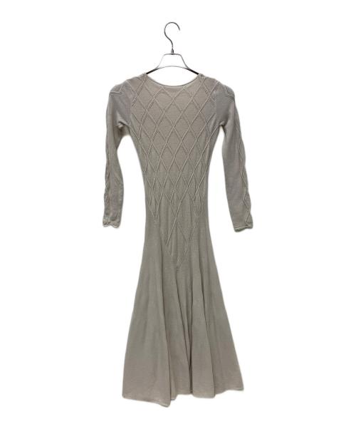 Agnona（アニオナ）Agnona (アニオナ) ニットワンピース ライトピンク サイズ:Sの古着・服飾アイテム