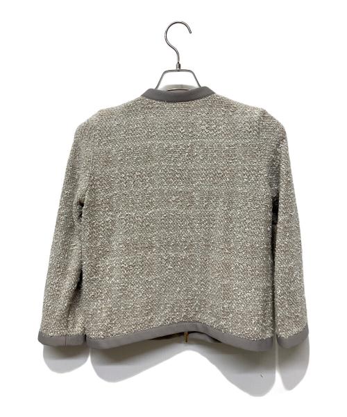 Fabiana Filippi（ファビアナフィリッピ）fabiana filippi (ファビアナフィリッピ) ツイードジャケット ベージュ サイズ:XXSの古着・服飾アイテム